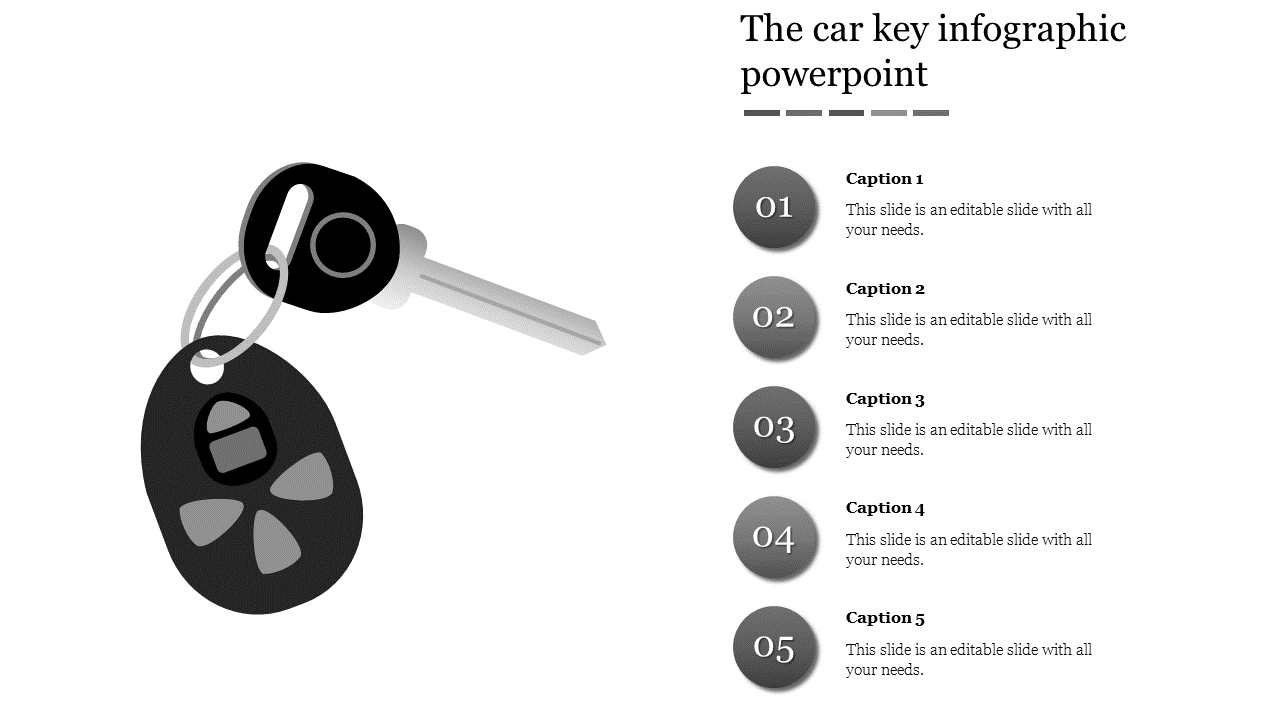infographic powerpoint-The car key infographic powerpoint-5-Gray